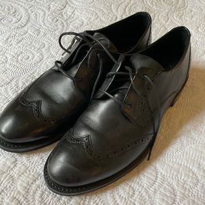 Black Oxfords never worn!